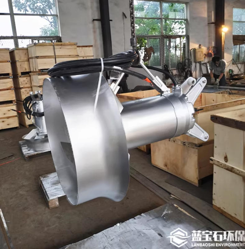 南京藍(lán)寶石環(huán)保有限公司與上海某某水處理技術(shù)有限公司達(dá)成合作——QJB5.5kw沖壓式潛水?dāng)嚢铏C(jī)助力高效污水處理