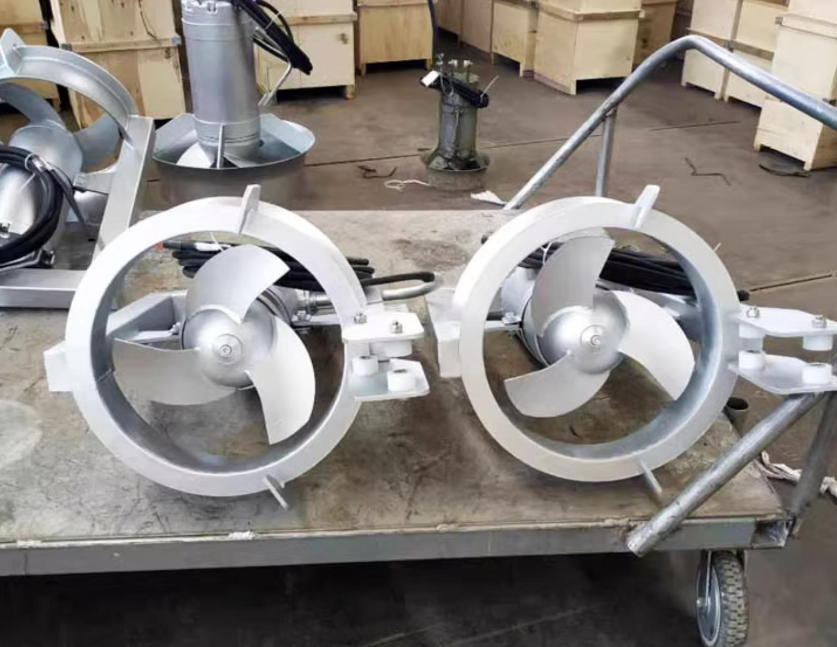 南京藍寶石環(huán)保與陽新某水務公司合作-QHLB潛水回流泵應用案例