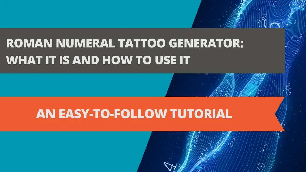1. Roman Numeral Tattoo Generator - wide 10
